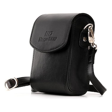 Megagear MG1496 Sony CyberShot DscRx100 V DscRx100 V DscRx100 Iv DscRx100 I Leather Camera Case With Strap Black