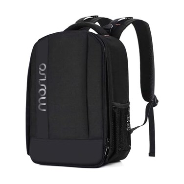 MOSISO Camera BackpackDSLRSLRMirrorless Photography Backpack Buffer Padded Shockproof Camera Bag with Customized Modular InsertsTripod Holder Compatible with CanonNikonSony etc Black