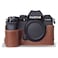 MegaGear MG1962 Ever Ready Genuine Leather Camera Half Case Compatible with Fujifilm XS10 Brown
