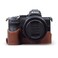 MegaGear MG1945 Ever Ready Genuine Leather Camera Half Case Compatible with Nikon Z5 Brown