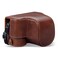 MegaGear MG1953 Ever Ready Genuine Leather Camera Case Compatible With Sony Alpha 7C A7 C 2860MM Brown