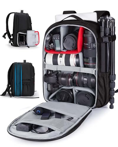 Bagsmart Bagsmart Camera Bag For Dslr Waterproof Camera Backpack With Laptop Compartment