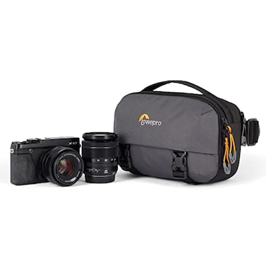 Lowepro Trekker Lite Hp 100 Compact Camera Backpack with Tablet Pocket Camera Bag for CropSensor Mirrorless Ultracinch Compression System Grey
