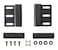 Pelican Vault Case Roof Rack Mount Compatible with Pelican Vault Cases v700 v730 and v800 Black