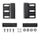 Pelican Vault Case Roof Rack Mount Compatible with Pelican Vault Cases v700 v730 and v800 Black