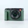 SIUTATDSH Camera Half Case for Leica DLUX 8 Vintage Metal Genuine Leather Instant Camera Protective Cases Stylish Portable Shockproof Green D