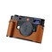 SIUTATDSH Camera Half Case for Leica M11M11PM EV1 Vintage Metal Genuine Leather Camera Protective Cases Stylish Portable Shockproof Brown