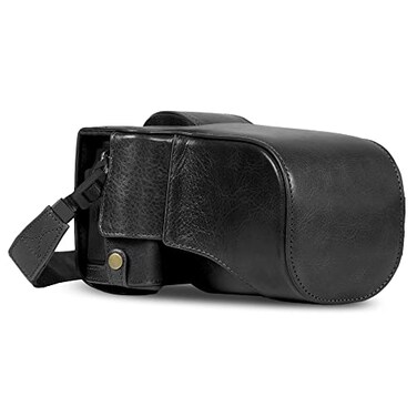 MegaGear Ever Ready Genuine Leather Camera Case Compatible with Fujifilm XT5 1680mmBlack