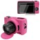 VOVMOEYA Camera Case for Canon Powershot G7 X Mark III with 2PCS Screen ProtectorFull Pritection Soft G7X III Silicone Case Detachable Lens Cover Protective Cover for Canon G7XIII G7X3Dark pink