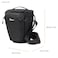 Lowepro ProTactic TLZ 70 Pro AW III Toploader Camera Bag Camera Case for DSLR Mirrorless Vol5L Dim 12x551x63in for Cameras wLens attached Modular Shoulder Bag for PhotographerVideographer