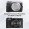 VOVMOEYA Protective Camera Case for Canon Powershot G7X Mark IIIG7X Mark II Half Case with Adjustable Shoulder StrapPU g7x Mark iii Accessories LightweightBlack