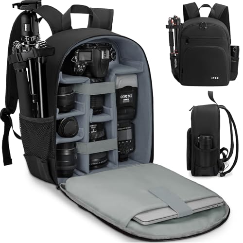 ipeb Ipeb Camera Backpack 15 laptop compartment