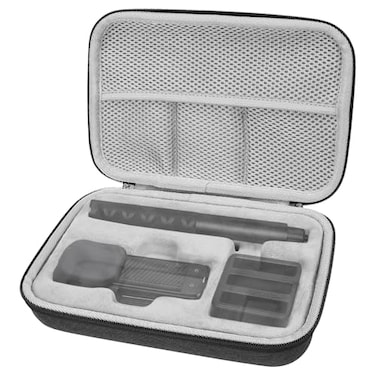 Geekria Carrying Case for Insta360 X5 Hard Shell Travel Storage Case Compatible with Insta360 X5 X4 WaterResistance Protective Hard with Cable Storage Camera Accessories Dark Grey