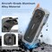 REYGEAK for Insta360 X5 Utility FrameAluminum Camera Cage for Insta360 X5Protective Case with Silicone Lens CoverProtective Case with 14 Thread Folding Fingers for Inst 360 Accessories