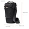 Lowepro ProTactic TLZ 75 Slim AW III Toploader Camera Bag Camera Case for DSLR Mirrorless Vol 45L Dim 1457x413x55in for Cameras wLens attached Modular Shoulder Bag for PhotographerVideo
