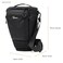 Lowepro ProTactic TLZ 75 Pro AW III Toploader Camera BagCamera Case for DSLR MirrorlessVolume 6LDim1457x55x63in for Cameras wLens attachedModular Shoulder Bagfor PhotographerVideographer