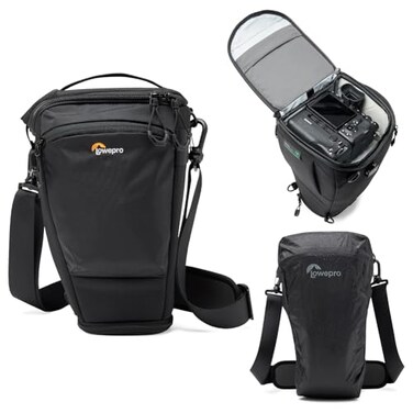 Lowepro ProTactic TLZ 75 Pro AW III Toploader Camera BagCamera Case for DSLR MirrorlessVolume 6LDim1457x55x63in for Cameras wLens attachedModular Shoulder Bagfor PhotographerVideographer