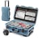 NANUK 935 Hard Case with Padded Divider Waterproof Equipment Case with Wheels 22 x 14 x 9 Dustproof and Impact Resistant Airline CarryOn Approved Cyan