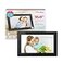 Aluratek 156 WiFi Digital Photo Frame with Touchscreen IPS LCD Display 16GB Builtin Memory PhotoMusicVideo AWS15F Black