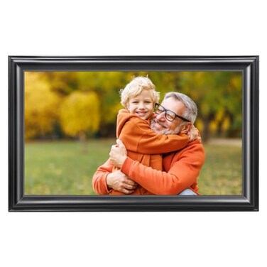 Canupdog 16 Inch Large Digital Picture Frame WiFi Digital Photo Frame with 1920 1080 IPS Touchscreen 32GB Storage AutoRotate Wall Mountable Easy Setup Slideshow Photos and Videos