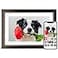 BIHIWOIA 101 Frameo Digital Picture Frame 32GB WiFi Digital Photo Frame 1280x800 IPS Touch Screen AutoRotate Slideshow Send PhotosVideos via Free AppBlack Wood Frame