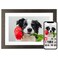 BIHIWOIA 101 Frameo Digital Picture Frame 32GB WiFi Digital Photo Frame 1280x800 IPS Touch Screen AutoRotate Slideshow Send PhotosVideos via Free AppBlack Wood Frame