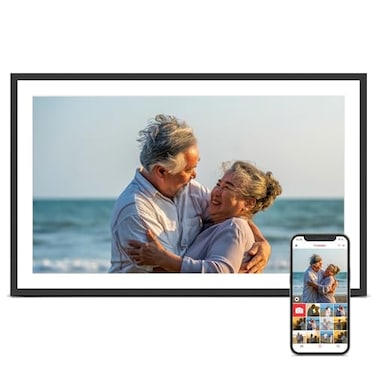 Pastigio Digital Picture Frame 156 Inch Large Frameo Digital Photo Frame WiFi 32GB 1920 1080 IPS HD Touch Screen TabletopWallMounted Share Picture Video Birthday Wedding for Mom