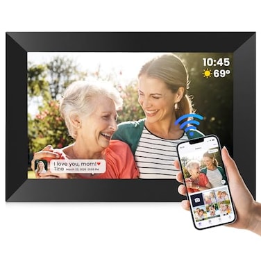 FANGOR Uhale Digital Picture Frame WiFi 101 Inch Electronic Photo Frames 1280 x 800 HD IPS Touch Screen Auto Rotate Slideshow Share PhotosVideos from Phone Instantly