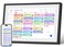 dxmart 101 inch Digital Calendar Chore ChartSmart Touchscreen Interactive Display for Family Schedules Digital Photo Frame Functon Great for Organizing Your 2026 Calendar