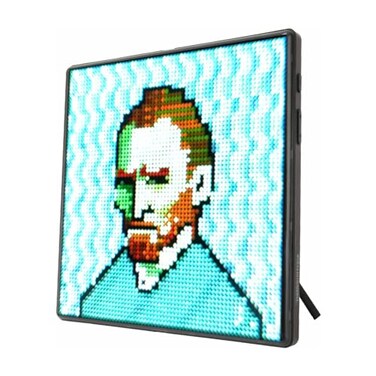 Sanpyl LED Pixel Display Frame APP Control Bluetooth Connection 64x64 Pixel LED Screen with Clock Timming DIY Graffiti Patterns Text Supports Picture GIF Video for