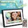 PhotoSpring wBattery 10in WiFi Digital Frame No Subscription Email App Web USA Company 32gb Touch Screen Play Videos up to 5 mins