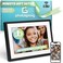 PhotoSpring wBattery 10in WiFi Digital Frame No Subscription Email App Web USA Company 32gb Touch Screen Play Videos up to 5 mins
