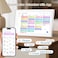 dxmart 156 inch Digital Calendar Chore ChartSmart Touchscreen Interactive Display for Family Schedules Wall Desk Mountable Digital Photo Frame Functon Great for Organizing Your 2026Calendar
