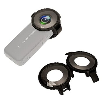 Birgipar for Insta360 ONE X2 Camera Lens Protective Cover Lens Guards Waterproof10m Set