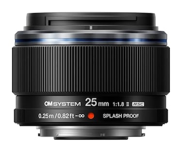OM SYSTEM Olympus MZuiko Digital 25mm F18 II for Micro Four Thirds System Camera Weather Proof Compact Design Beautiful Bokeh Bright