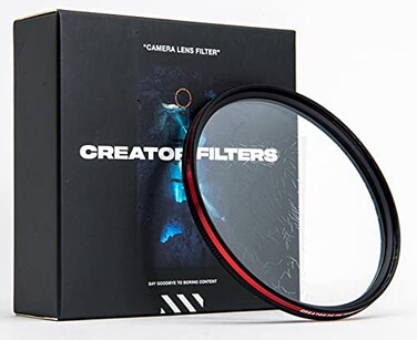 Creator FX Fractal Light Flare Lens Filter Random Dazzling Light Streaks Special Effects Filter Fits 77mm 72mm 67mm