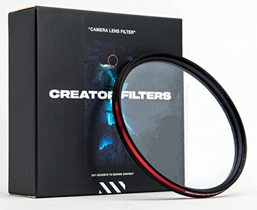 Creator FX Glow Diffusion Special Effects Lens Filter Pearlescent Highlight Bloom Effect Filter for Camera Lens Fits 82mm 77mm 72mm 67mm