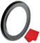 Breakthrough Photography 52mm to 77mm StepUp Lens Adapter Ring for Filters Made of CNC Machined Brass with Matte Black Electroplated Finish