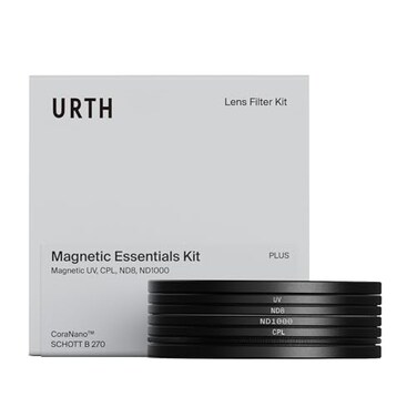 Urth 82mm 4in1 Magnetic Essentials Lens Filter Kit Plus UV CPL Neutral Density ND8 ND1000 NanoCoated HD Optical Glass Camera Filters
