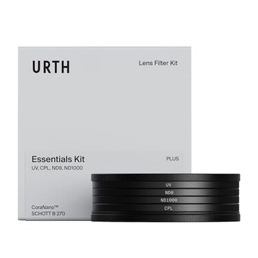 Urth 82mm 4in1 Essentials Lens Filter Kit Plus UV CPL Neutral Density ND8 ND1000 NanoCoated HD Optical Glass Camera Filters