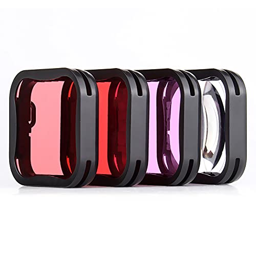 yallsame Yallsame Dive Filter For Gopro 7 6 5 Super Suit Dive Housing Case Filters Set 4p