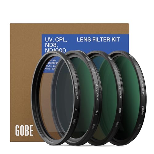 gobe Gobe Uv Circular Polarizing Cpl ND8 ND1000 Lens Filter Kit