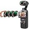 MINGVEN Magnetic Adjustable ND Filters Set for DJI Osmo Pocket 4Pocket 3Xtra Muse Camera Accessories Adjustable ND Filters 15 Stops 69 Stops 4 Pack CPL UV VND232 VND64512