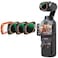 MINGVEN Magnetic Adjustable ND Filters Set for DJI Osmo Pocket 4Pocket 3Xtra Muse Camera Accessories Adjustable ND Filters 15 Stops 69 Stops 4 Pack CPL UV VND232 VND64512