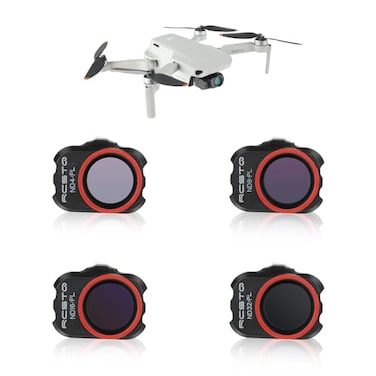 RCGEEK ND Filters Set for DJI Mavic 4K Mini 2 SE Accessories 4pc Gimbal Cam Len Filters ND4 ND8 ND16 ND32