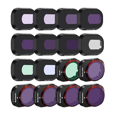Freewell 16Pack Mega ND NDPL CPL UV Snow Mist 14 Light Pollution Filters Compatible with Mini 4 Pro