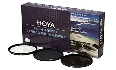 Hoya 67mm HMC UVCircular Polarizer ND8 3 Digital Filter Set with Pouch