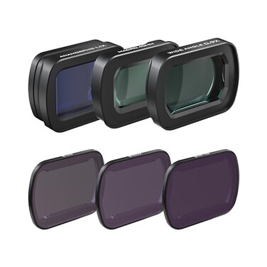 Freewell 2in1 Macro Wide Angle Lens Kit Compatible with Pocket 43Xtra Muse Includes Anamorphic Lens ND Filters for Cinematic Photo Video