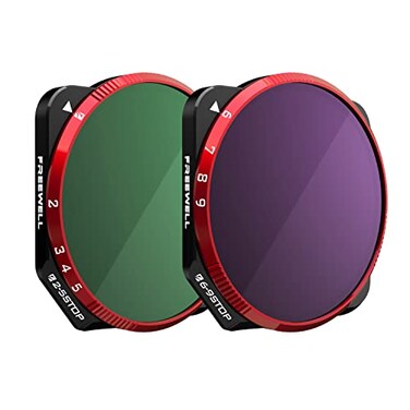 Freewell Variable ND 25 Stop 69 Stop 2 Pack VND Filters Camera Lens Filters Compatible with Mavic 3