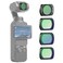 NEEWER Magnetic Effect Filter Set Compatible with DJI Osmo Pocket 3 Pocket 4 Xtra Muse 4 Pack 8x Star Blue Anamorphic Black Diffusion 14 LPR Filter Accessories Kit
